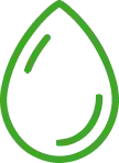 Liquid droplet icon representing Farm-i-tude's drone-based liquid spraying and application services