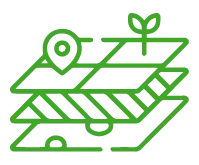 Icon representing invasive species mapping and management for drone operations