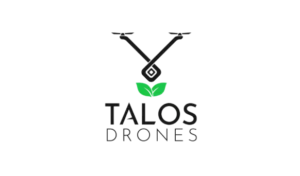 Talos Drones logo, a partner brand featured on Farm-i-tude's homepage