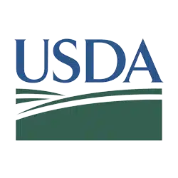 USDA logo, representing a partner agency in Farm-i-tude's government drone contracts